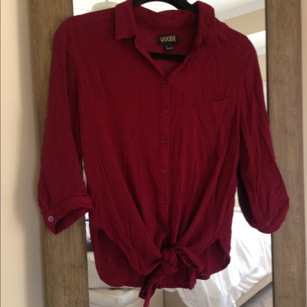 VIXBE Tie Blouse